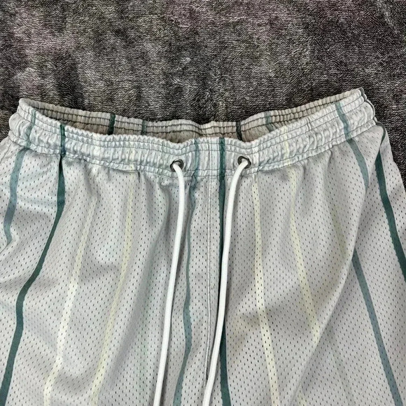 Kinetic Kings Men's Short M Made In USA 4.5" Inseam Striped Drawstring Unlined - Picture 2 of 12